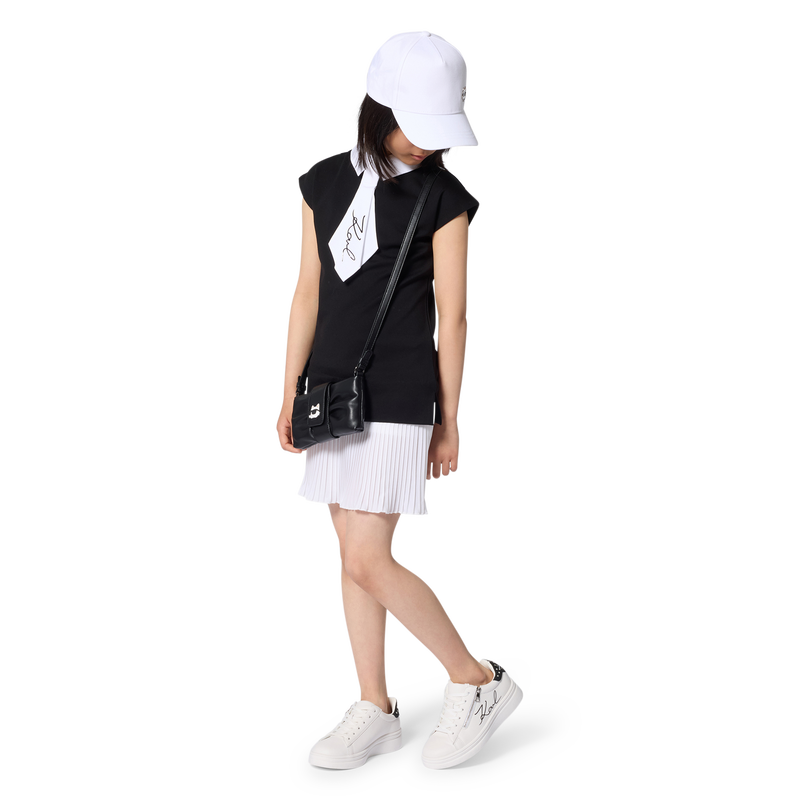 SHORT SLEEVE DRESS KARL LAGERFELD KIDS 
                        GIRL