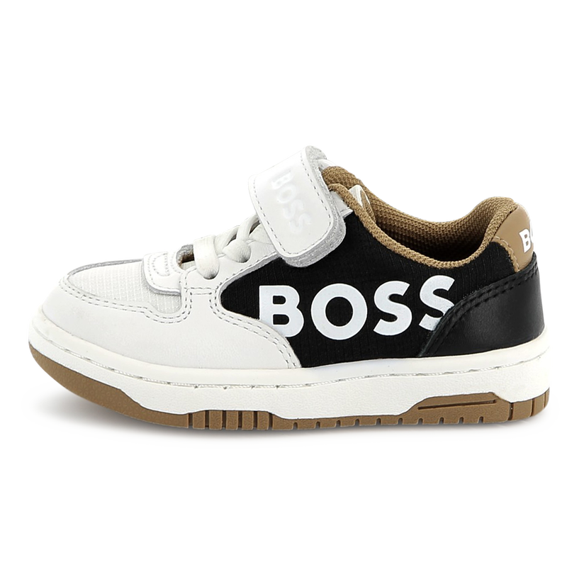 Leather lace-up trainers BOSS 
                        BOY