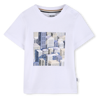 Short-sleeved t-shirt, WHITE, hi-res