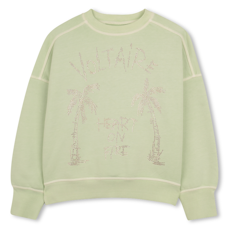 ROUND NECK SWEATSHIRT ZADIG & VOLTAIRE 
                        GIRL