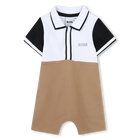 Short colour-block romper BOSS 
                    BOY