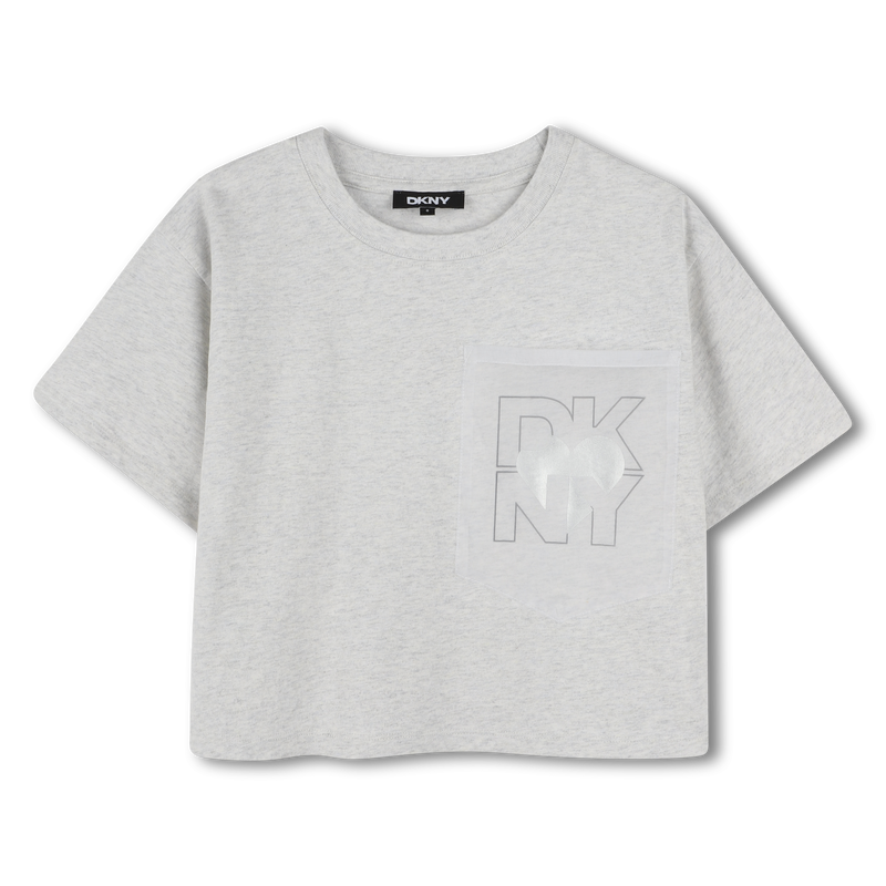 Loose-cut cotton T-shirt DKNY 
                        GIRL