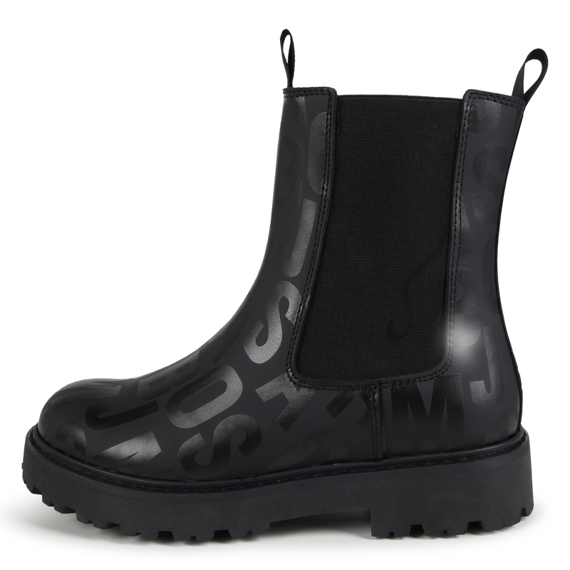 Lined leather bootees MARC JACOBS 
                        GIRL