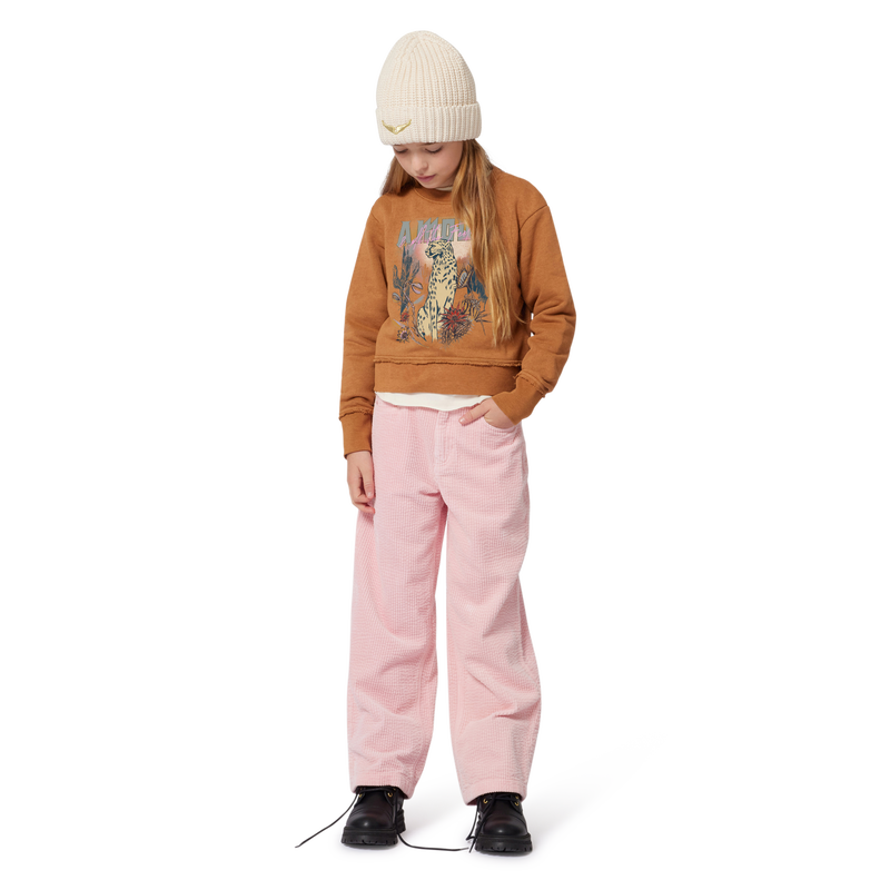 Embroidery velvet trousers ZADIG & VOLTAIRE 
                        GIRL