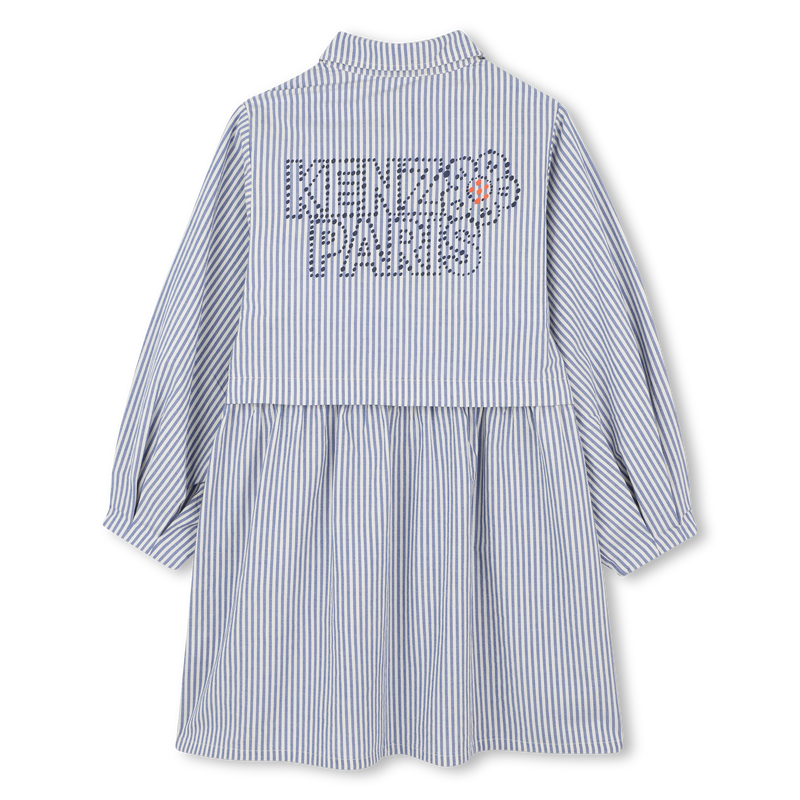 Fine stripe shirt dress KENZO KIDS 
                        GIRL