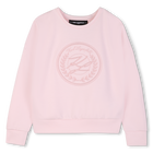 Printed maxi sweatshirt KARL LAGERFELD KIDS 
                    GIRL