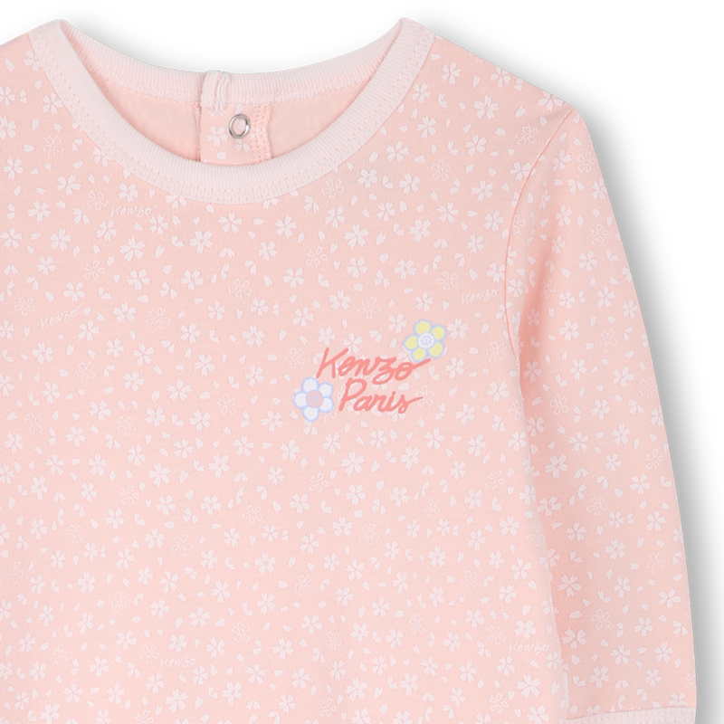Cotton press-stud pyjamas KENZO KIDS 
                        GIRL