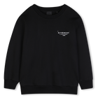 Fleece sweatshirt, BLACK, hi-res