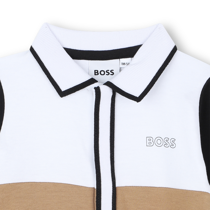 Tricolour polo-neck pyjamas BOSS 
                        BOY