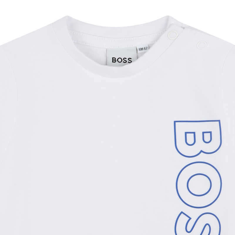 Cotton T-shirt with logo BOSS 
                        BOY