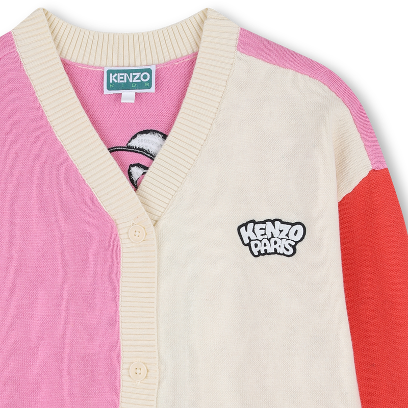V-NECK KNITTED CARDIGAN KENZO KIDS 
                        GIRL