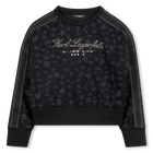 Double jersey sweatshirt KARL LAGERFELD KIDS 
                    GIRL