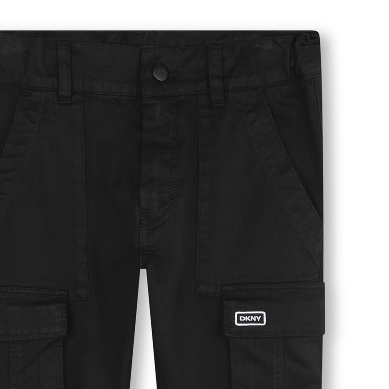 Cotton Patch-Pocket Pants DKNY 
                        BOY