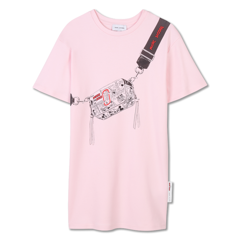 Short-sleeved cotton dress MARC JACOBS 
                        GIRL