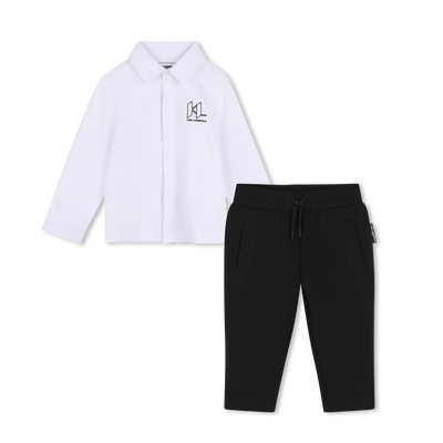 Shirt and pants set KARL LAGERFELD KIDS BOY