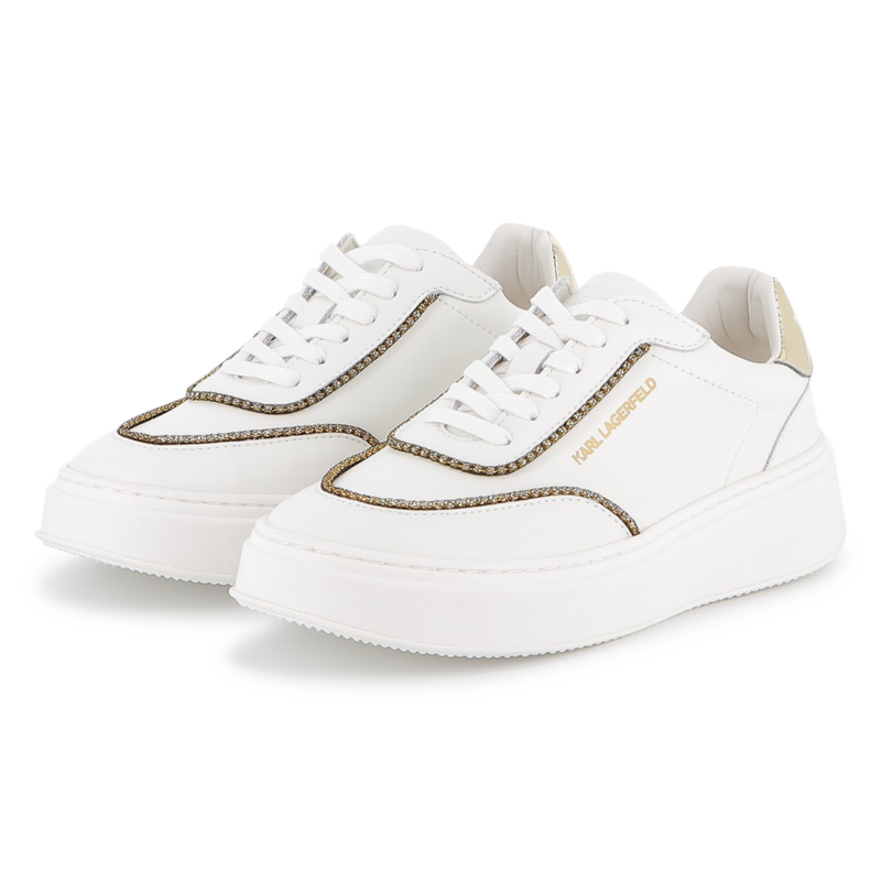 Lace-up low-top sneakers KARL LAGERFELD KIDS 
                        GIRL