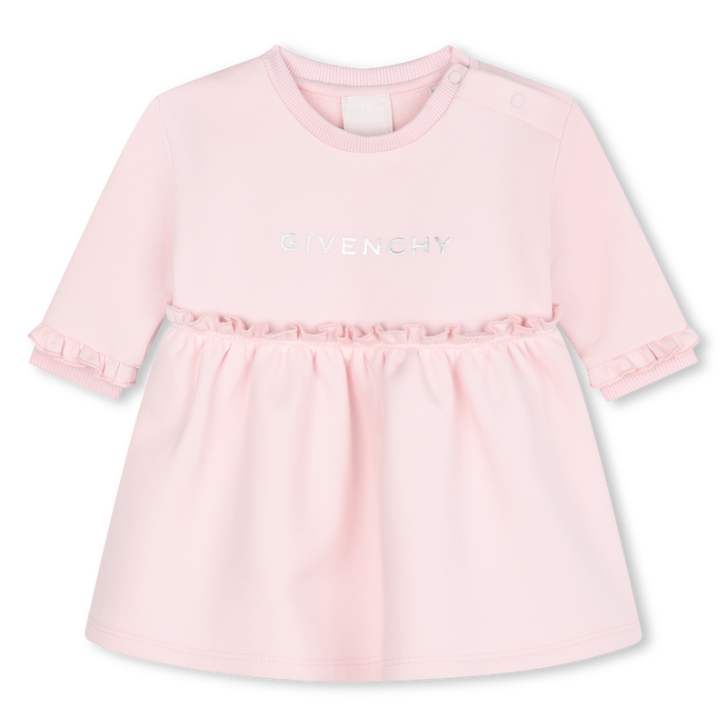 Ruffled Fleece Dress GIVENCHY 
                        GIRL