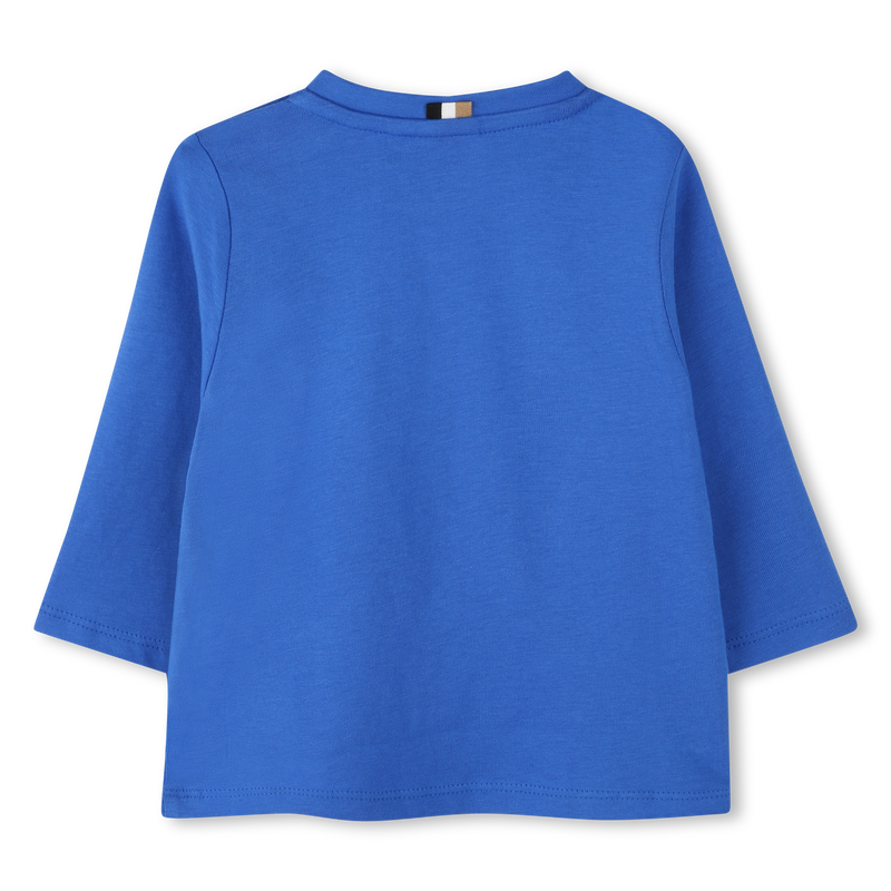 Cotton Long-Sleeve BOSS 
                        BOY