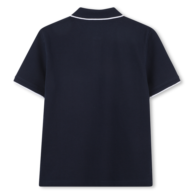 Straight cotton polo shirt BOSS 
                        BOY