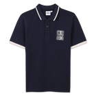 Polo shirt with chest label BOSS 
                    BOY