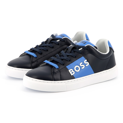 Lace-up leather trainers BOSS BOY