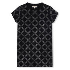 Studded short-sleeved dress MICHAEL KORS 
                    GIRL