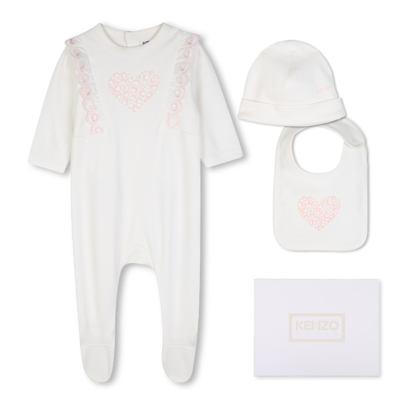 Pyjama set, hat, and bib KENZO KIDS 
                        GIRL