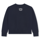 Embroidered cotton sweatshirt KENZO KIDS 
                    GIRL