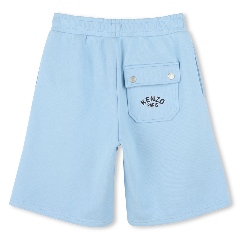 Cotton fleece Bermuda shorts KENZO KIDS 
                        BOY