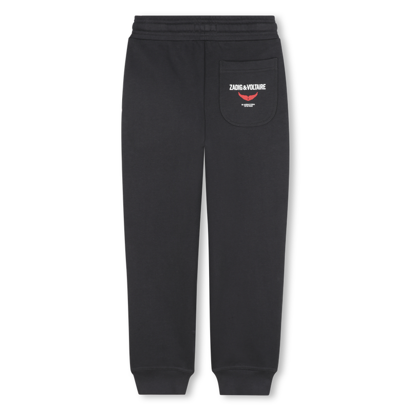 Fleece trousers with elastic waistband ZADIG & VOLTAIRE 
                        BOY