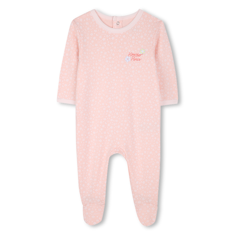 Cotton press-stud pyjamas KENZO KIDS 
                        GIRL