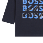 Cotton multi-logo T-shirt BOSS 
                    BOY