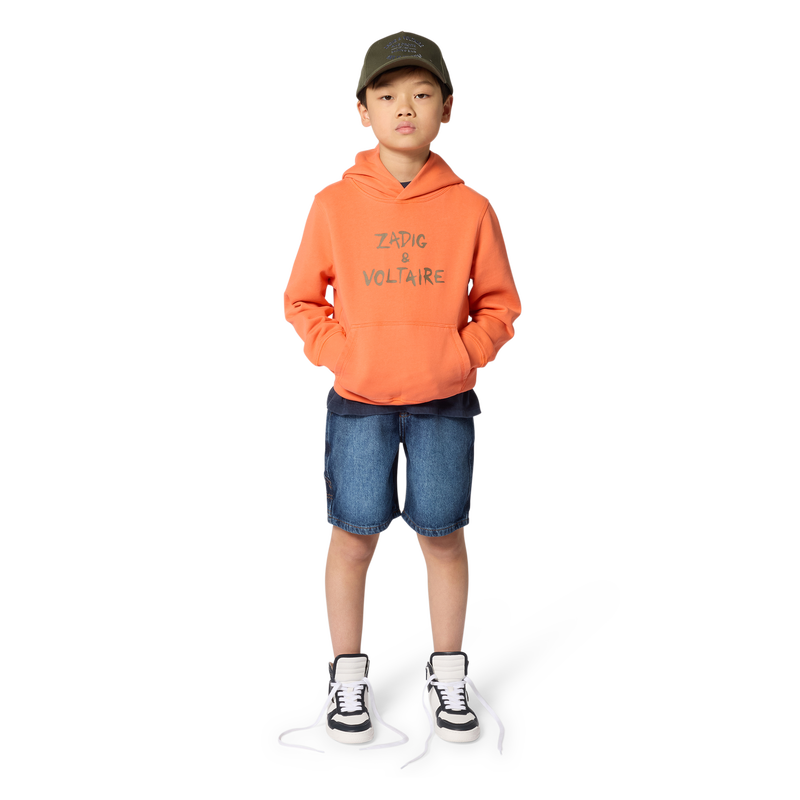 DENIM BERMUDA SHORTS ZADIG & VOLTAIRE 
                        BOY