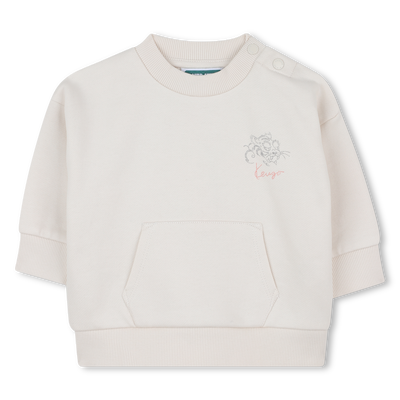 Sweatshirt with central front pocket KENZO KIDS BOY
