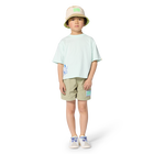 Bermuda shorts in crumpled material BILLIEBLUSH 
                    BOY