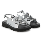 Cowhide leather sandals MARC JACOBS 
                    GIRL