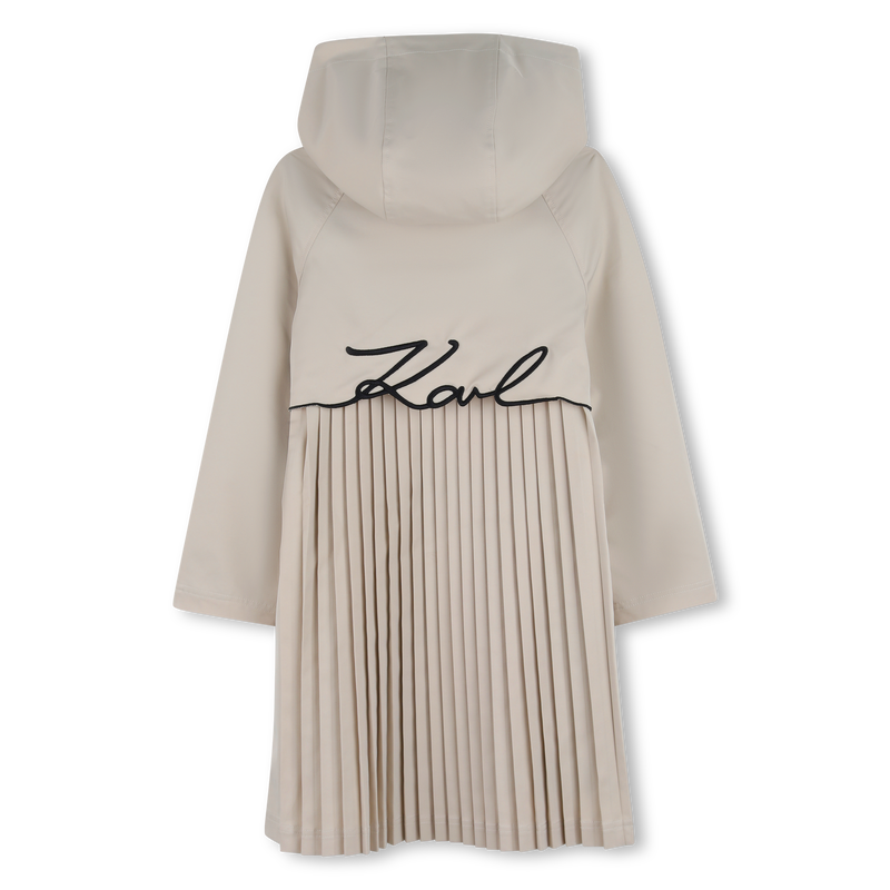 LINED TRENCH COAT KARL LAGERFELD KIDS 
                        GIRL