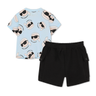 T-shirt and shorts set KARL LAGERFELD KIDS 
                    BOY