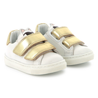 Hook-and-loop leather trainers KARL LAGERFELD KIDS 
                    GIRL