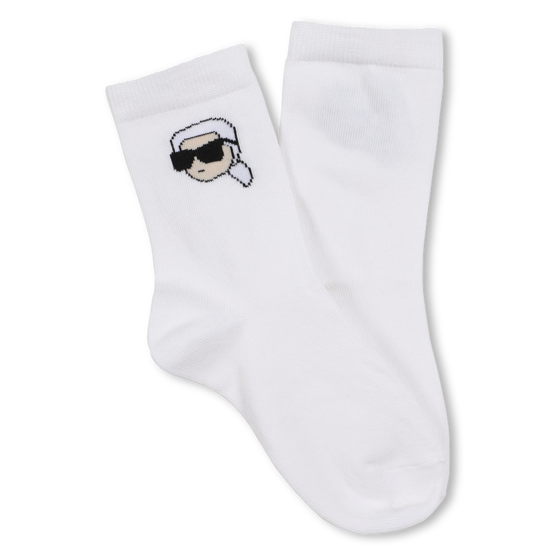 Jacquard socks KARL LAGERFELD KIDS 
                        UNISEX