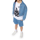 Striped denim jacket HUGO 
                    GIRL