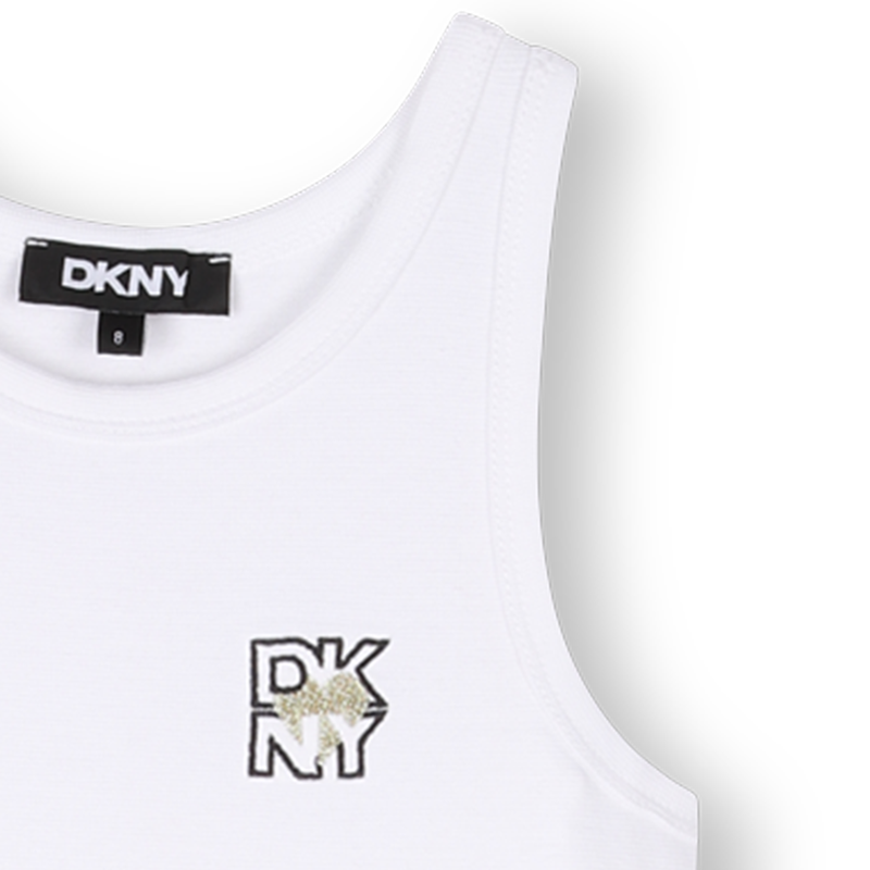 Cotton tank dress DKNY 
                        GIRL