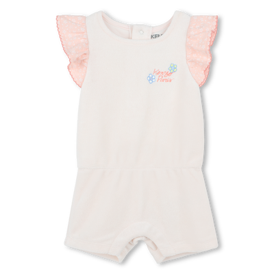 Terry cloth playsuit KENZO KIDS GIRL
