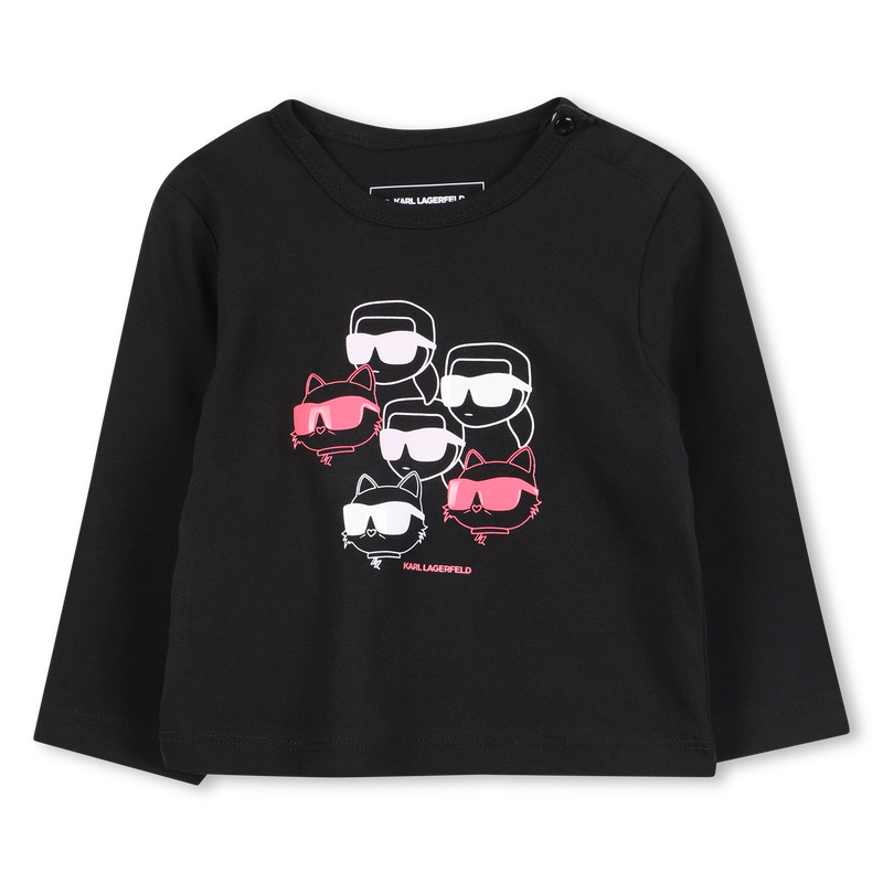 Long Sleeve T-Shirt KARL LAGERFELD KIDS 
                        GIRL