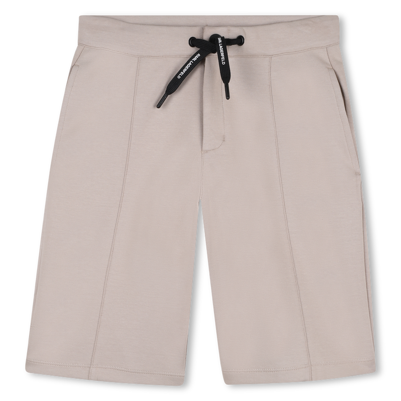 ELASTICATED WAIST BERMUDA SHORTS KARL LAGERFELD KIDS 
                        BOY