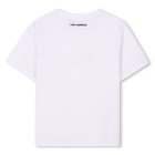 T-shirt with sequins KARL LAGERFELD KIDS 
                    GIRL
