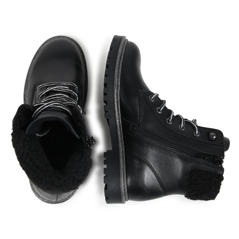 Leather ankle boots BOSS 
                        GIRL