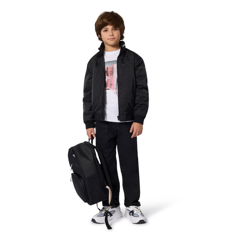 Coated textile backpack BOSS 
                        BOY