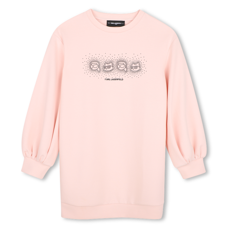 Long Sleeve Dress KARL LAGERFELD KIDS 
                        GIRL