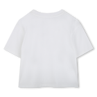 Cotton T-shirt with diamant&eacute;s MARC JACOBS 
                    GIRL